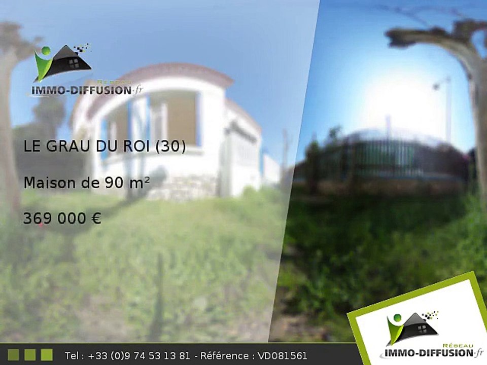Maison A vendre Le grau du roi 90m2 - 369 000 Euros