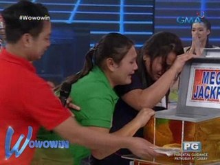Wowowin: Tatlong utility workers, tinanggihan ang Mega Jackpot?