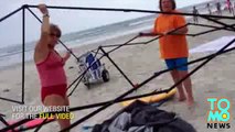 Deux femmes ont été filmée en train de voler des objets à la plage