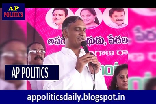 Minister Harish Rao About Cm KCR_Minister Harish Rao Is Tha Cm Kcr Is Telanaga Hero_ AP Politics