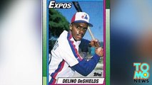 Le visage de Delino DeShields Jr. des Astros de Houston  a enflé