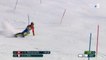 JO 2018 : Ski alpin - Slalom Hommes. Clément Noel au pied du podium de ces Jeux Olympiques