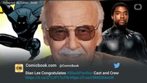 Stan Lee Congratulates 'Black Panther' Cast and Crew