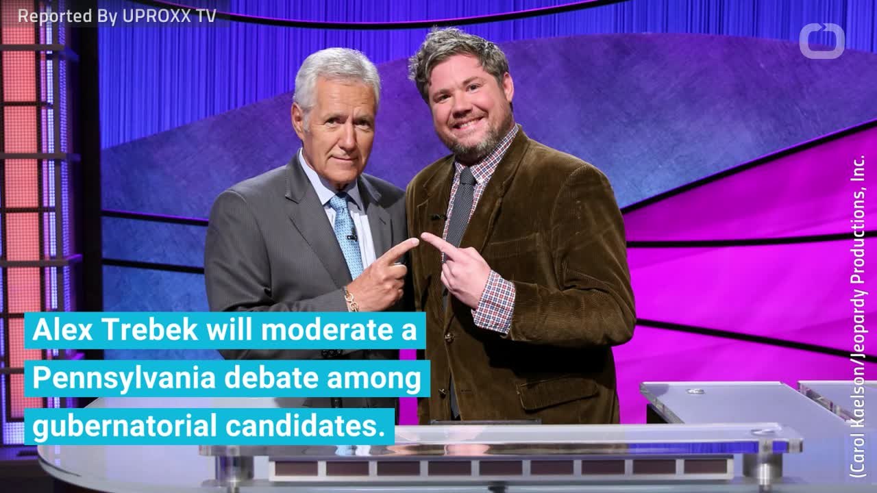 ‘Jeopardy’s’ Alex Trebek to Moderate Gubernatorial Debate