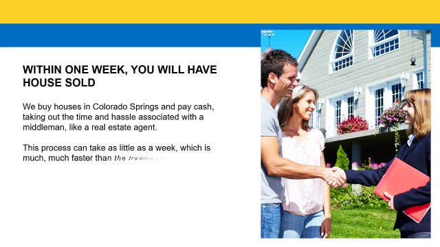 We Buy Houses Colorado Springs