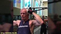 HOT SEXY GRANDPA Bill Hendricks 67 Years Old but Still KICKING WITH Fit Body Full Workout | MOST SHREDDED GRANDPA