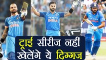 Sri Lanka tri-series: Virat Kohli, Shikhar Dhawan, Rohit Sharma may rested | वनइंडिया हिंदी