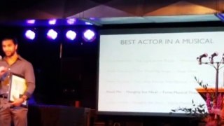 Ahad Raza Mir award winning speech|best actor in a musical roll. Calgary theater