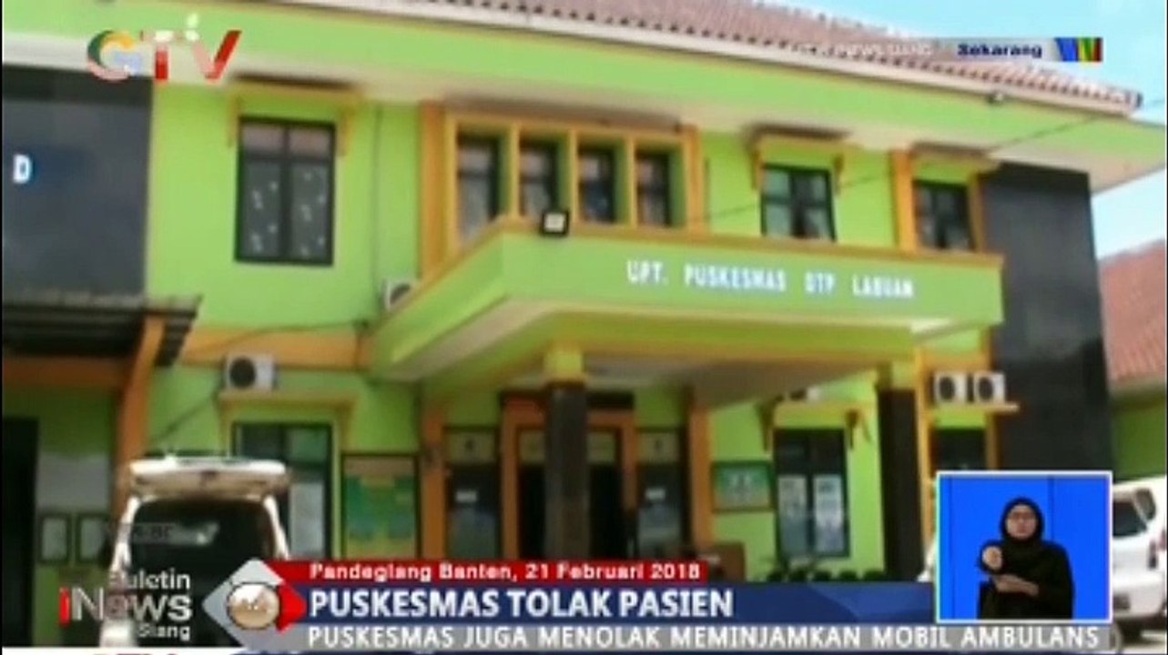 Puskesmas Tolak Pasien