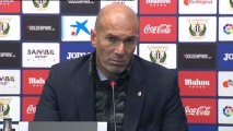 Rueda de prensa de Zidane posterior al partido de Liga contra el Leganés