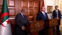 Dışişleri Bakanı Çavuşoğlu: 'Gerek Suriye konusunda, gerekse Libya konusunda, bölgemizdeki sorunlar konusunda Cezayir ile görüşlerimiz örtüşüyor'