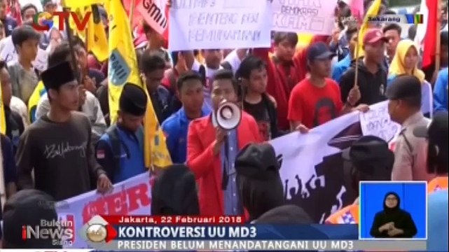 Jokowi Masih Belum Tandatangani Revisi UU MD3