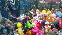 Toy Freaks - Freak Family Vlogs - Bad Baby Victoria Crying Freak Family Claw Machine Double Win Master Daddy Wins Plush
