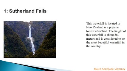 Tallest Waterfall in the World by Majed Abdeljaber Attorney