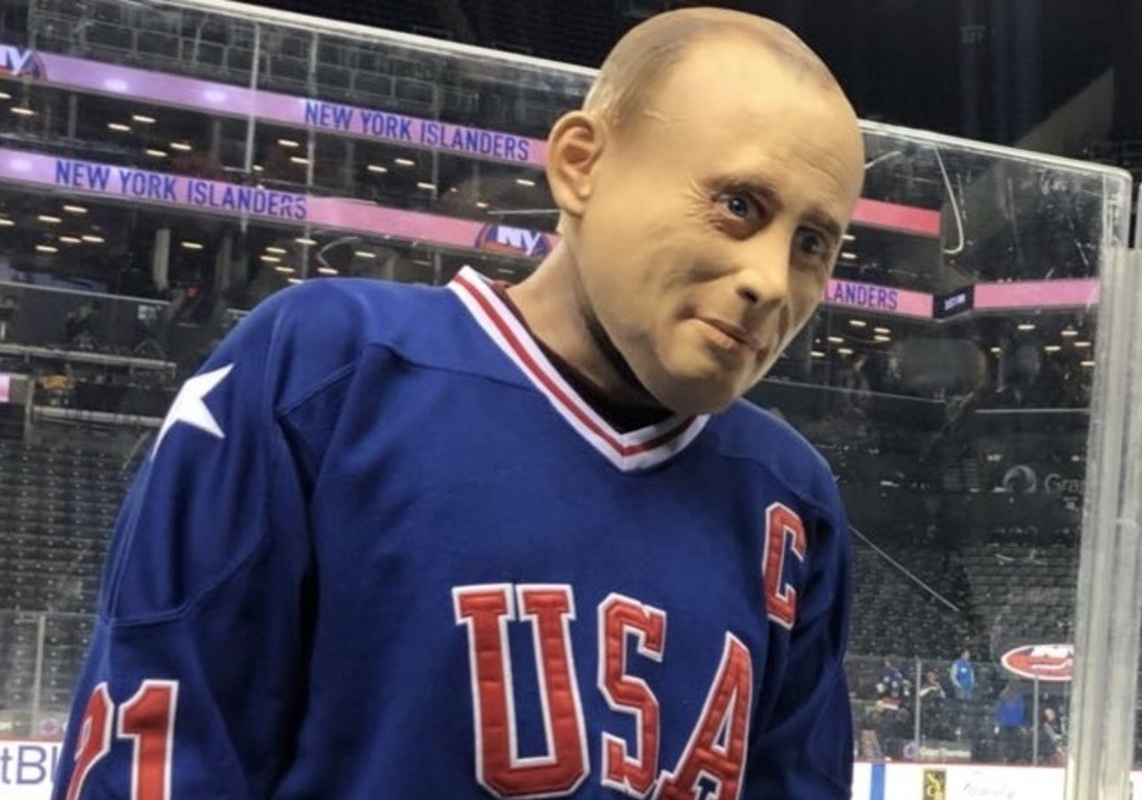 Putin Prankster Taken Off the Ice
