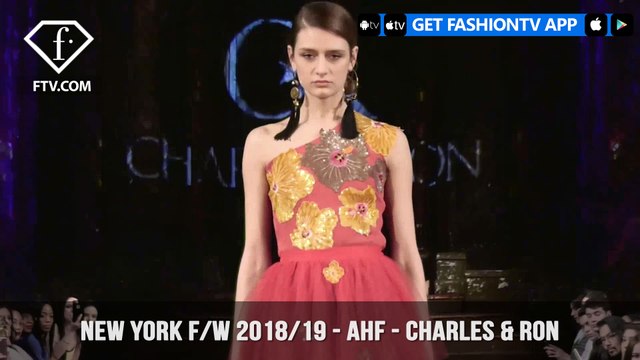 New York Fashion Week Fall/Winter 18 19 - Art Hearts Fashion - Charles & Ron | FashionTV | FTV