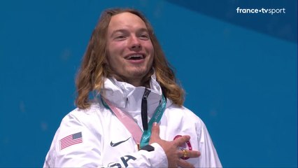JO 2018 : Ski Acrobatique - Halfpipe Hommes. La cérémonie des médailles