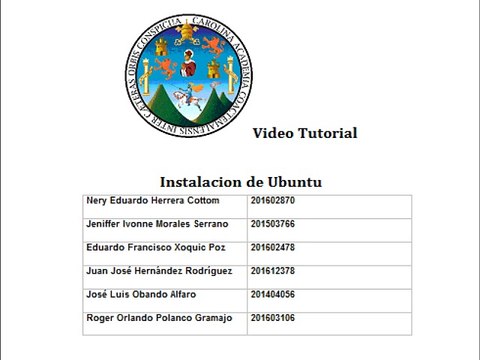 Practicas Iniciales 2018 Grupo 3A Video1