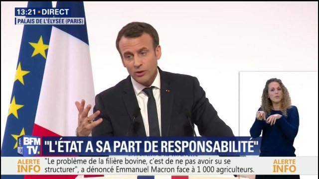 Sur le lait, Macron veut que les producteurs puissent vivre du juste prix payé