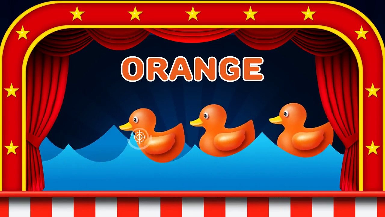 Learn Colors with Toy Ducks Shooting Game   Colours for Children