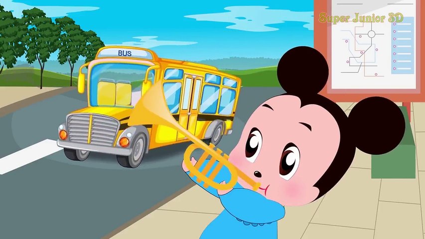 Wheels On The Bus  ABC Phonics Song  Popular Kids Songs by Super Junior