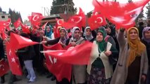 Afrin'e giden Kahraman Mehmetçiğe çok özel karşılama