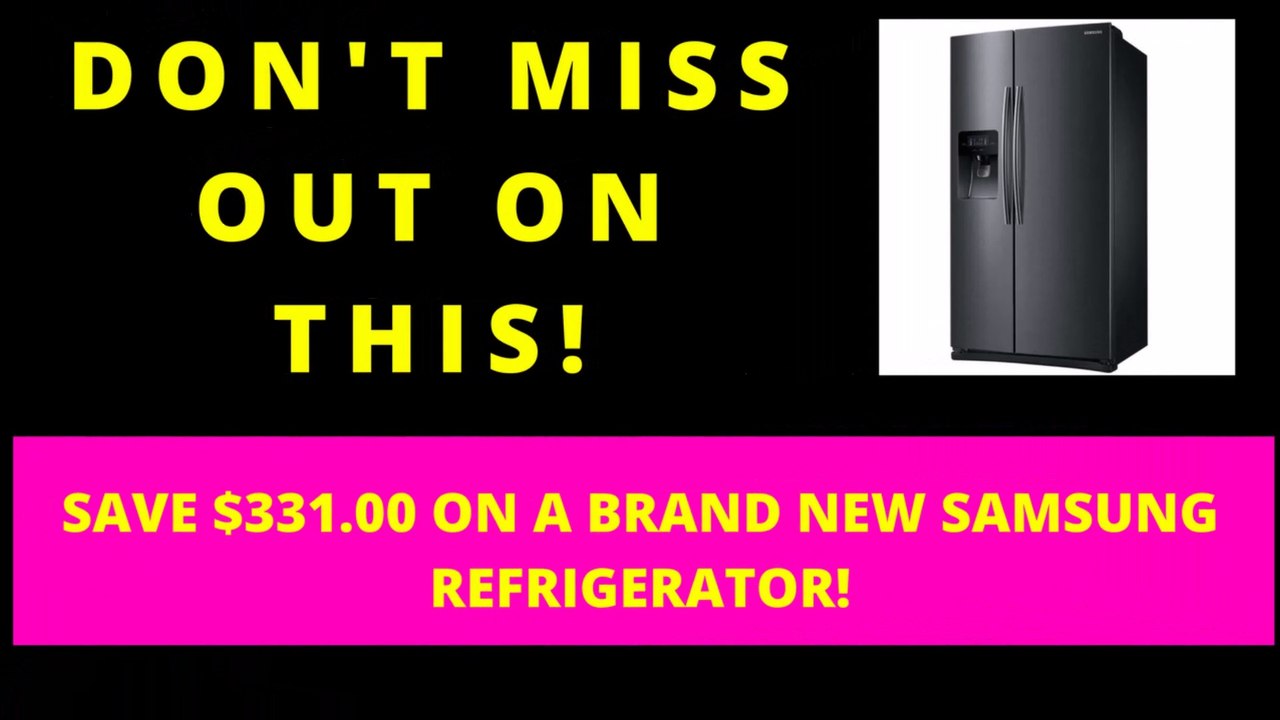 REFRIGERATOR SALE! SAVE $331.00! HOME DEPOT COUPON CODE! - video Stainless Steel Depot Coupon Code