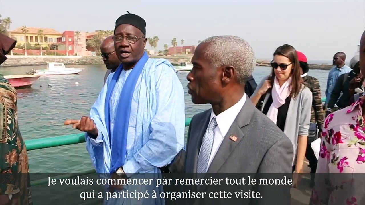 Ambasseur Usa à Gorée