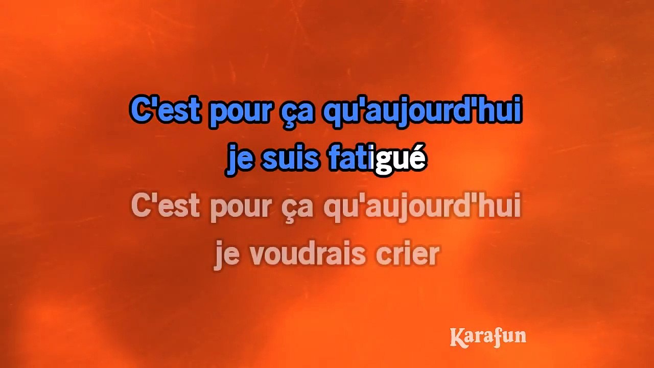 Karaoké Je ne suis pas un héros - Daniel Balavoine *