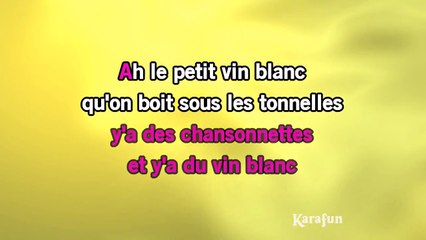 Karaoké Le petit vin blanc - Lina Margy *