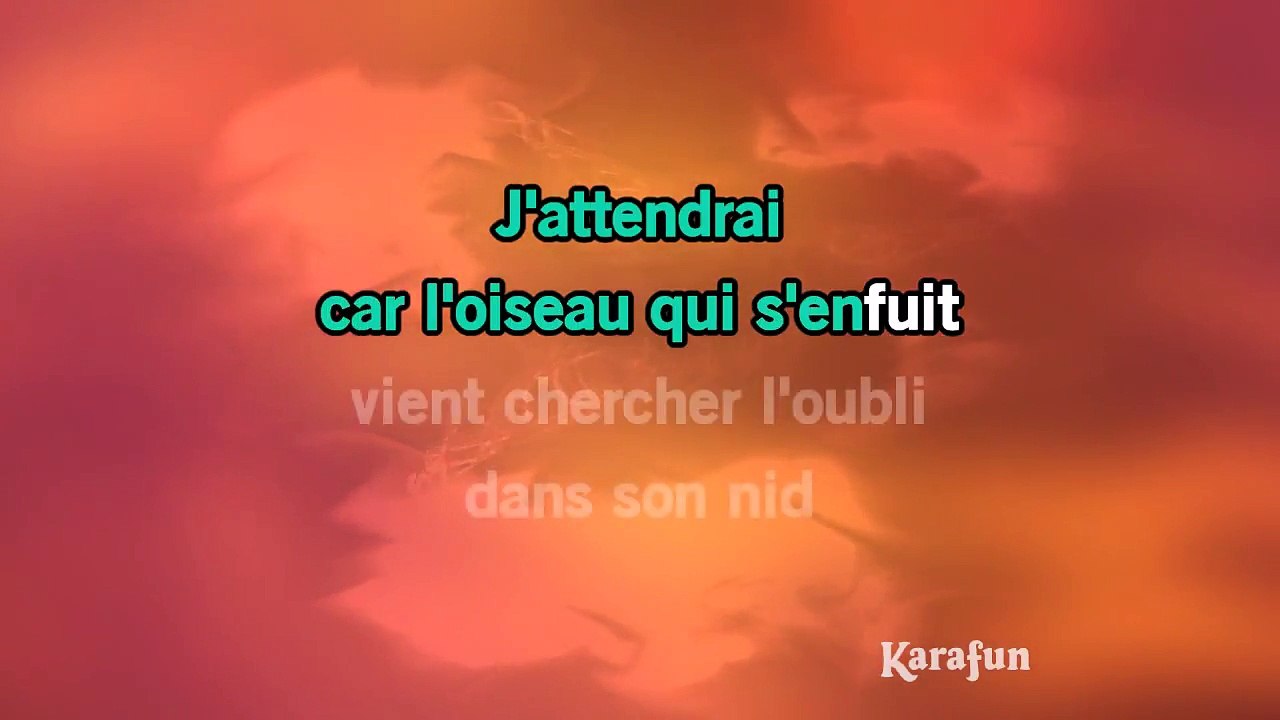 Karaoké J'attendrai - Dalida *