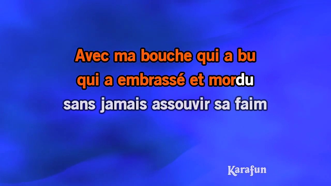 Karaoké Le métèque - Georges Moustaki *