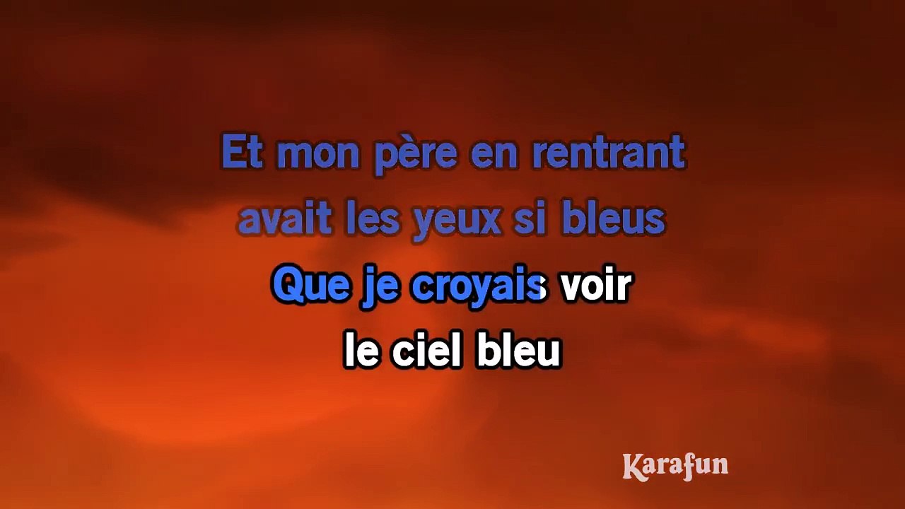 Karaoké Les Corons - Pierre Bachelet *
