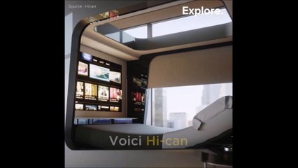 Découvrez HiCan : le lit qui se transforme en salle de cinéma !