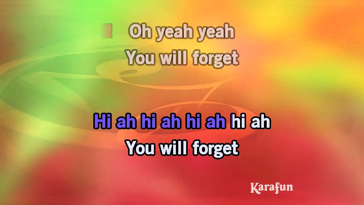 Karaoké Tu m'oublieras - Larusso *