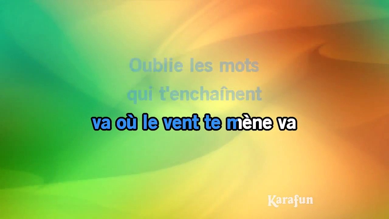 Karaoké Va où le vent te mène - Angelo Branduardi *