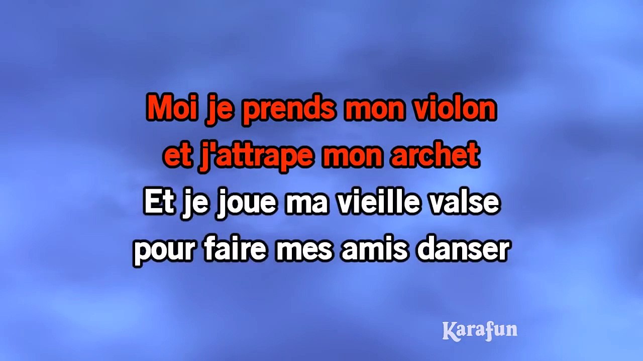Karaoké Travailler c'est trop dur - Zachary Richard *