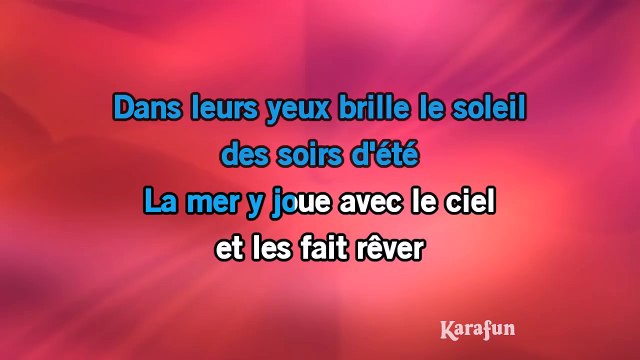 Karaoké Les Filles de mon pays - Enrico Macias *