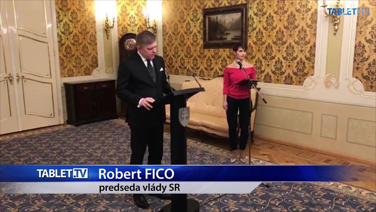 ZÁZNAM: Vyhlásenie predsedu vlády SR Roberta Fica