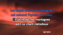 Karaoké Les anges dans nos campagnes - Frédéric François *