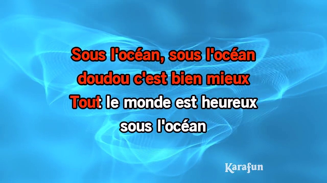 Karaoké Sous l'océan - The Little Mermaid *