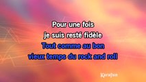 Karaoké Le bon temps du rock and roll - Johnny Hallyday *
