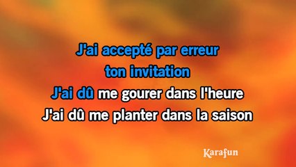 Karaoké Ton invitation - Louise Attaque *