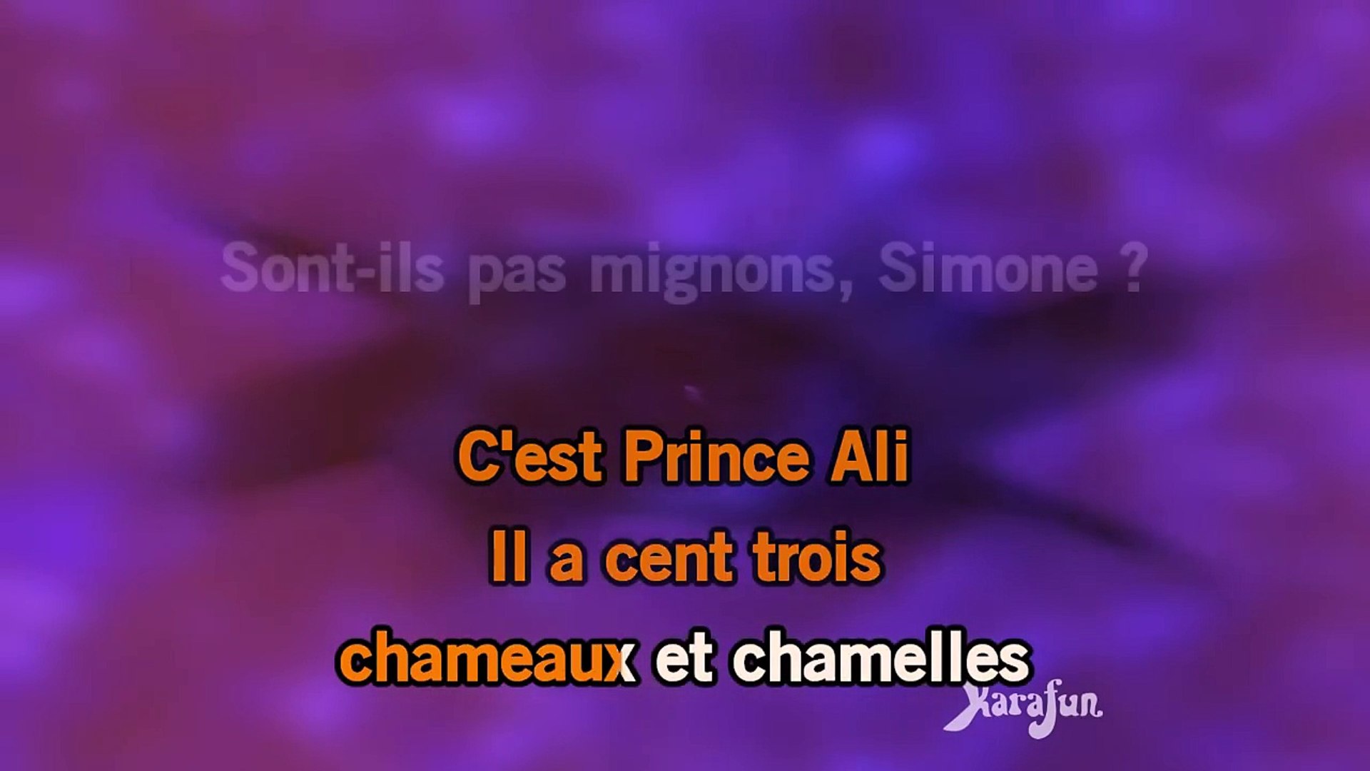 Karaoké Prince Ali (version française) - Aladdin * - video Dailymotion