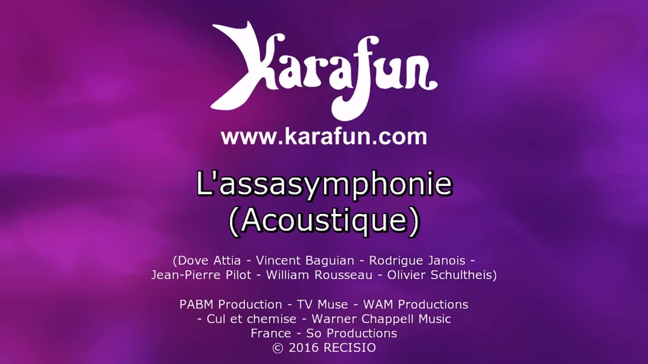 Mozart L Opéra Rock L Assasymphonie Paroles