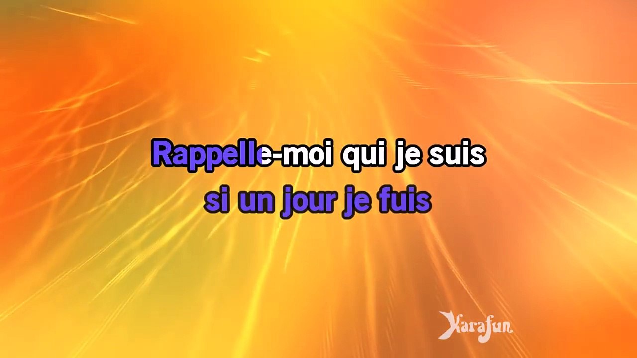 Karaoké Si jamais j'oublie Zaz * video Dailymotion