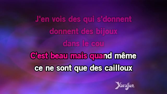 Karaoké J'envoie valser - Zazie *