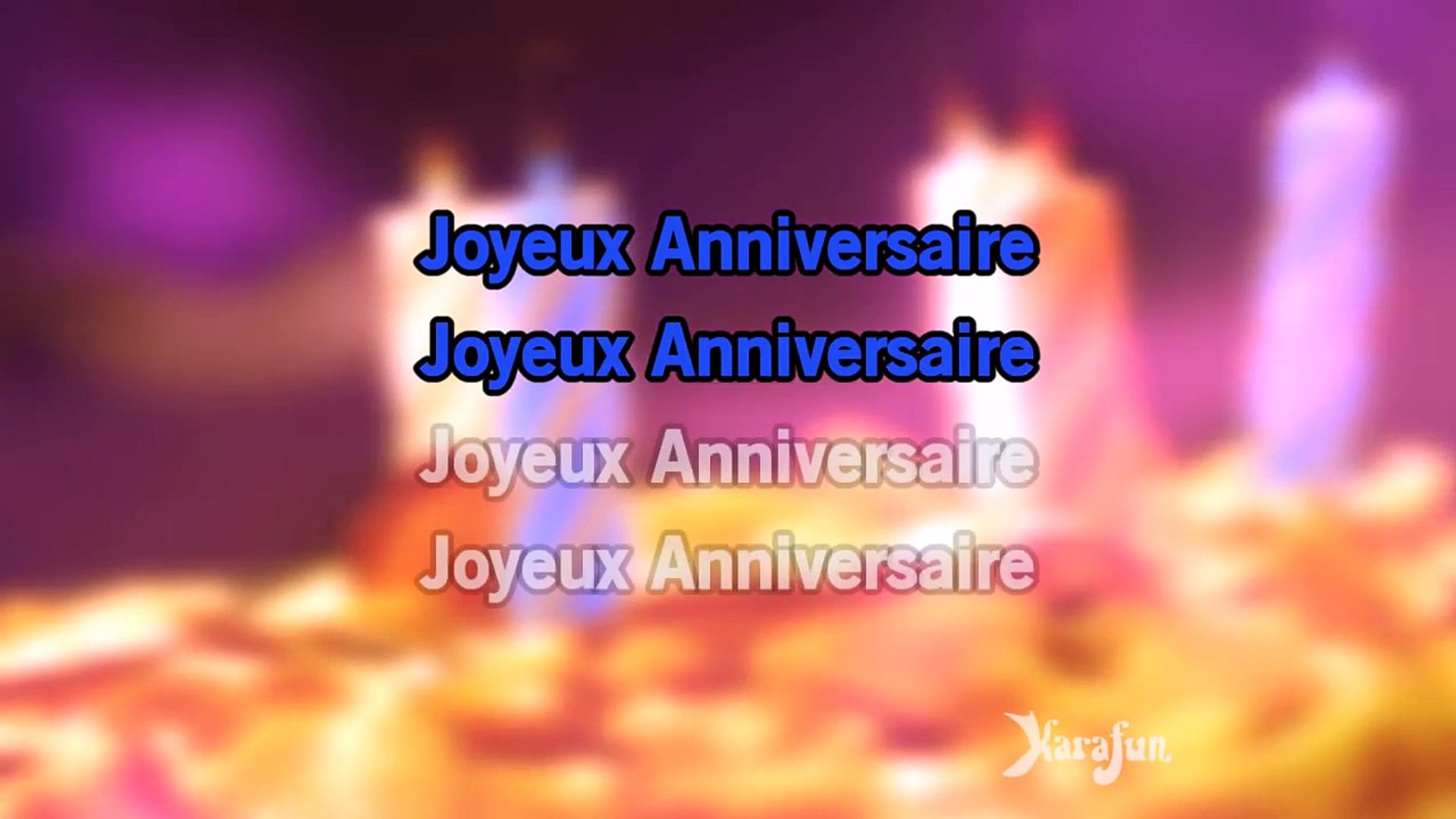 Karaoke Joyeux Anniversaire Happy Birthday Songs Video Dailymotion
