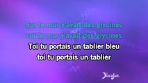 Karaoké Les glycines - Serge Lama *