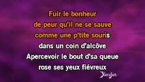 Karaoké Fuir le bonheur de peur qu'il ne se sauve - Jane Birkin *